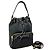 Borsa 2 in 2 in pelle e tela Prada Duet Nero
