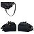 Borsa 2 in 2 in pelle e tela Prada Duet Nero - vista 6