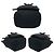 Borsa 2 in 2 in pelle e tela Prada Duet Nero - vista 7