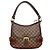 Borsa a Spalla Damier Ebene Highbury di Louis Vuitton Marrone