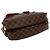 Borsa a Spalla Damier Ebene Highbury di Louis Vuitton Marrone - vista 8
