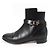 Botas de couro com fivela Kelly da Hermès Preto - vista 5