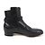 Botas de couro com fivela Kelly da Hermès Preto - vista 6