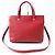 Bolso 2 en 1 Longchamp Le Pliage Cuir Roja - vista 3