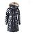 Abrigo de plumas de nylon con piel de zorro FULMAR de Moncler Negro - vista 3