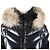 Abrigo de plumas de nylon con piel de zorro FULMAR de Moncler Negro - vista 4