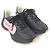 Tênis de couro Gucci Ryton com logo Preto - vista 3
