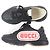 Tênis de couro Gucci Ryton com logo Preto - vista 4