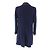 Timeless Abrigo de lana de múltiples líneas Chanel Azul - vista 4