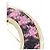 Spilla Chanel AB9482 in Pelle Nera Rosa Oro Nero D'oro - vista 3