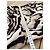 Vestido V-neck de estampado de leopardo de Diane von Furstenberg Castaño Negro - vista 10