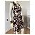 Vestido V-neck de estampado de leopardo de Diane von Furstenberg Castaño Negro - vista 2