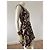 Vestido V-neck de estampado de leopardo de Diane von Furstenberg Castaño Negro - vista 4