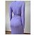 Autre Marque Vestido T. Mosca de viscosa lavanda - vista 4