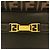 Zaino in tela e pelle nera e marrone Fendi Nero - vista 5
