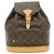 Louis Vuitton Monogram Montsouris MM Rucksack Braun