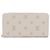 Louis Vuitton Bicolor Monogram Empreinte Zippy Wallet White