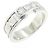 Tiffany & Co Anello Tiffany Atlas in Oro Bianco D'oro