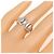 Cartier 2C Ring aus 18K Weißgold Golden - Ansicht 4
