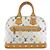 Louis Vuitton Multicolor Alma PM Handtasche Weiß Mehrfarben