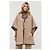 Weekend Max Mara Abrigo Poncho Reversible Lana Multicolor - vista 2