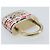 Spilla Mark COCO CHANEL Tweed Multicolore CC Auth ARZ267M - vista 9