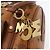 MCM Vicetos Mini Logogram Boston Bag in pelle PVC marrone e oro Auth ki6516 D'oro - vista 10
