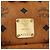 MCM Vicetos Mini Logogram Boston Bag in pelle PVC marrone e oro Auth ki6516 D'oro - vista 12