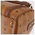 MCM Vicetos Mini Logogram Boston Bag in pelle PVC marrone e oro Auth ki6516 D'oro - vista 16