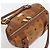 MCM Vicetos Mini Logogram Boston Bag in pelle PVC marrone e oro Auth ki6516 D'oro - vista 6