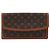 LOUIS VUITTON Pochette Damier Monogram GM Sac Clutch M51810 LV Auth ka2713 Monogramme - vue 13