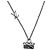 LOUIS VUITTON Collana Keepall metallo Argento M00914 LV Auth 166997SAM