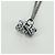 LOUIS VUITTON Collana Keepall metallo Argento M00914 LV Auth 166997SAM - vista 13