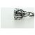 LOUIS VUITTON Collana Keepall metallo Argento M00914 LV Auth 166997SAM - vista 17