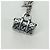 LOUIS VUITTON Collana Keepall metallo Argento M00914 LV Auth 166997SAM - vista 3