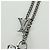 LOUIS VUITTON Collana Keepall metallo Argento M00914 LV Auth 166997SAM - vista 4