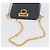 Borsa Gancini Chain di Salvatore Ferragamo in plastica 2way Trasparente Oro Auth LNZ028 D'oro - vista 7