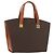 Céline Borsa a mano in tela Macadam CELINE in pelle PVC marrone e oro Auth mr2058 D'oro