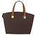 Céline Borsa a mano in tela Macadam CELINE in pelle PVC marrone e oro Auth mr2058 D'oro - vista 2