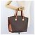Céline Borsa a mano in tela Macadam CELINE in pelle PVC marrone e oro Auth mr2058 D'oro - vista 25