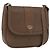 Gucci Bolso de Hombro de Cuero Marrón Dorado Auth 172696
