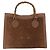 Borsa a Mano GUCCI Bamboo Camoscio Marrone Oro 002 1095 0260 Auth ep13552 D'oro - vista 13