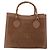 Borsa a Mano GUCCI Bamboo Camoscio Marrone Oro 002 1095 0260 Auth ep13552 D'oro - vista 2
