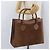 Borsa a Mano GUCCI Bamboo Camoscio Marrone Oro 002 1095 0260 Auth ep13552 D'oro - vista 22