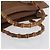 Borsa a Mano GUCCI Bamboo Camoscio Marrone Oro 002 1095 0260 Auth ep13552 D'oro - vista 7