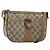 Borsa Gucci GG Supreme Web Sherry Line in PVC Beige Oro 89 02 032 Auth ARZ240 D'oro