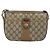 Borsa Gucci GG Supreme Web Sherry Line in PVC Beige Oro 89 02 032 Auth ARZ240 D'oro - vista 13
