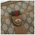 Borsa Gucci GG Supreme Web Sherry Line in PVC Beige Oro 89 02 032 Auth ARZ240 D'oro - vista 18