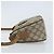 Borsa Gucci GG Supreme Web Sherry Line in PVC Beige Oro 89 02 032 Auth ARZ240 D'oro - vista 4