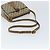 Borsa Gucci GG Supreme Web Sherry Line in PVC Beige Oro 89 02 032 Auth ARZ240 D'oro - vista 7